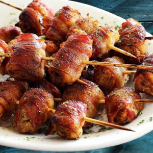 Chicken and Bacon Skewer