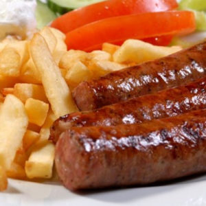 Sausages Serving
