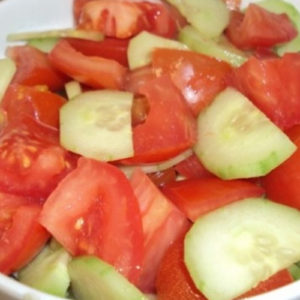 Tomato and Cucumber Salad